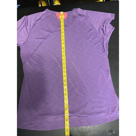 Under Armour Women's Size XL Basic Semi-fitted Heatgear Purple Solid - Picture 9 of 9